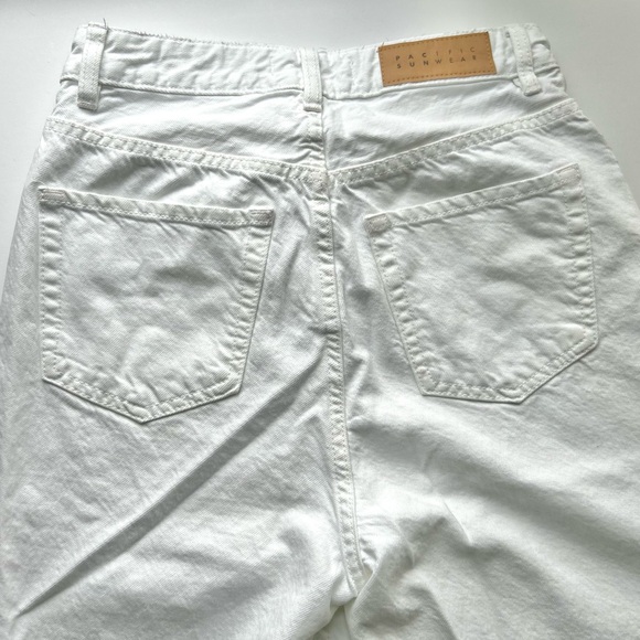 🍒Women’s PacSun 90s Boyfriend White Jeans. Size: 28 - Picture 6 of 13